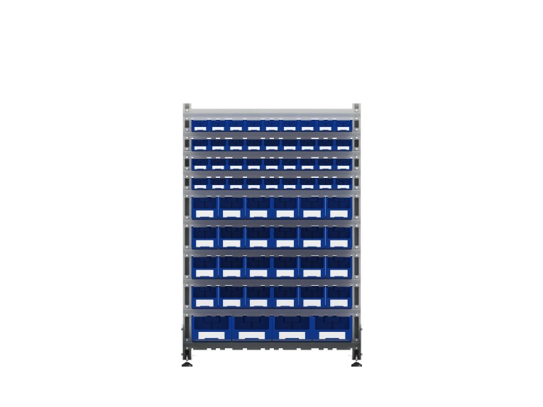 Стеллаж для пластиковых лотков SORTEX двухсторонний 1500x1000x800.05 купить в Иркутске Стеллаж для пластиковых лотков SORTEX двухсторонний 1500x1000x800.05 купить в Иркутске