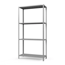 Стеллаж ТС Лайт с перф. полками 2500х1200х400 4 полки