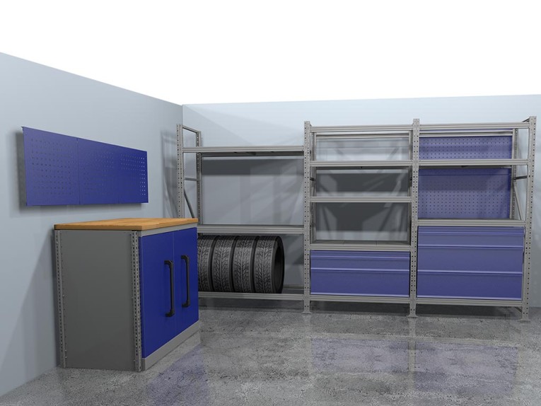 Стеллажная система хранения №1 Гараж купить в Иркутске