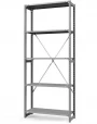 Стеллаж ТСУ 3500x1500x600 5 полок (300 кг, перф) Стеллаж ТСУ 3500x1500x600 5 полок (300 кг, перф)