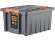 Контейнер особопрочный Rox Box PRO 36 (500х390х250 мм с крышкой и клипсами, антрацит) купить в Иркутске