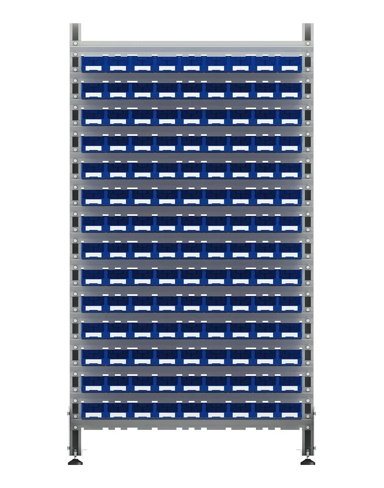 Стеллаж для пластиковых лотков SORTEX односторонний 1800x1000x450.01 купить в Иркутске