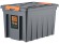 Контейнер особопрочный Rox Box PRO 70 (589х396х355 мм с крышкой и клипсами, на роликах, антрацит) купить в Иркутске