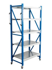 Стеллаж мобильный БиКом СТ-4 250x210x100 5 полок