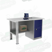 Однотумбовый слесарный верстак ВП-2/1,4 Однотумбовый слесарный верстак ВП-2/1,4