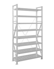 Стеллаж MS U 3000x1000x400 8 полок (350 кг, перф)