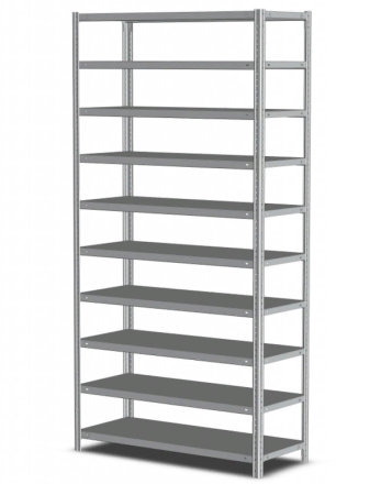 Стеллаж MS Standart 1850х1000х400 10 полок купить в Иркутске