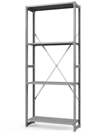 Стеллаж ТСУ 4000x700x300 4 полки (300 кг, металл)