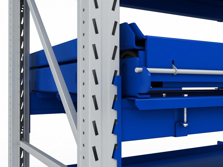 Стеллаж с выкатными платформами S-HEAVY 1000/1300 (3 яруса хранения) купить в Иркутске