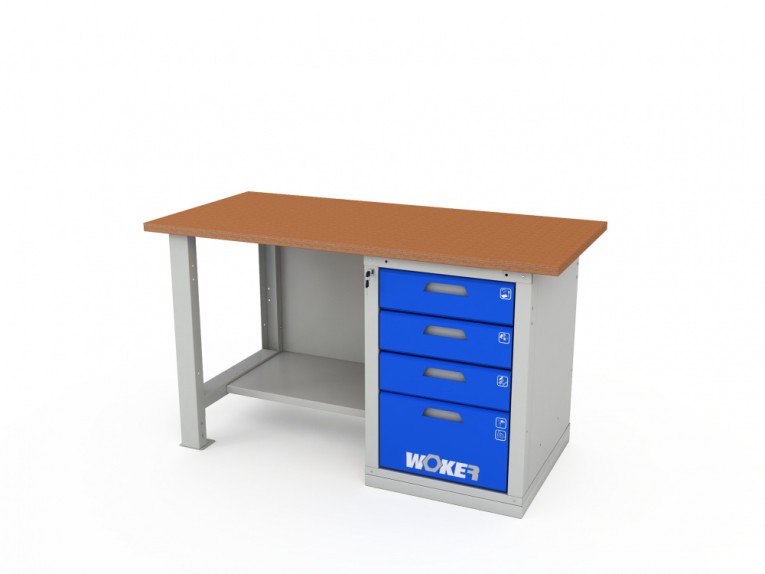 Верстак однотумбовый WOKER PRO 1004.1500 купить в Иркутске