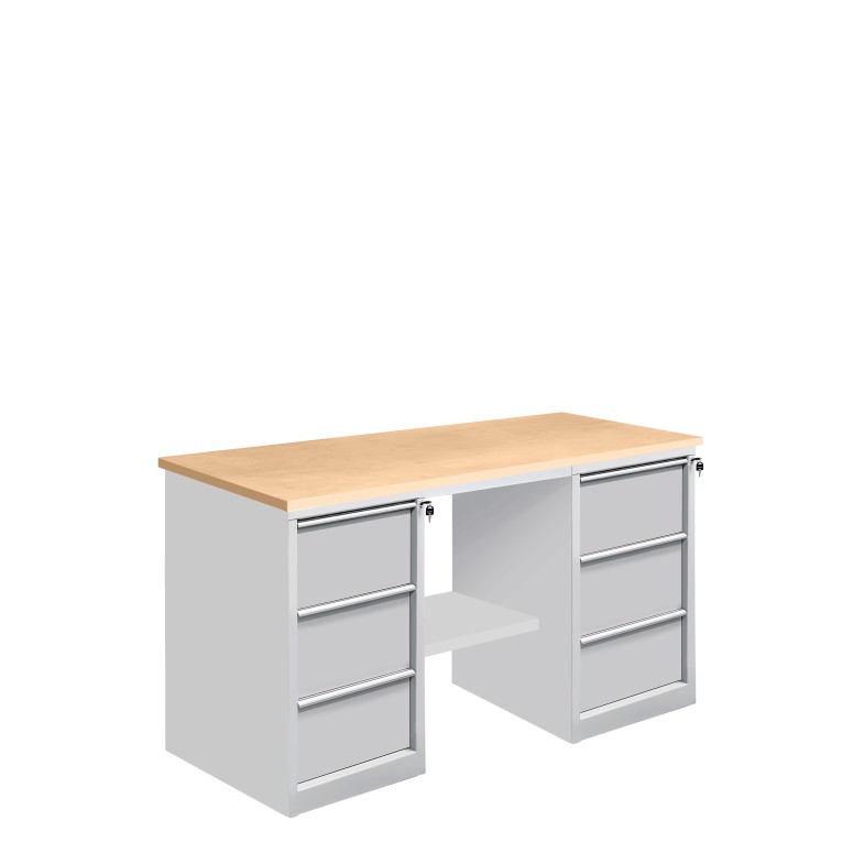 Верстак слесарный Gresson ВС-Т3Т3 ВС-1800Т3Т3 купить в Иркутске