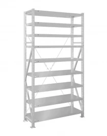 Стеллаж MS U 2500x1000x300 9 полок (300 кг, металл) Стеллаж MS U 2500x1000x300 9 полок (300 кг, металл)