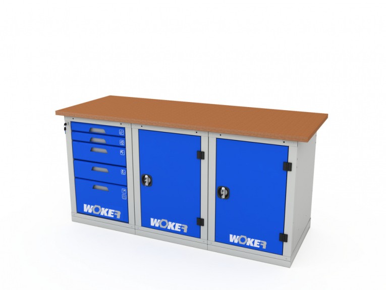 Верстак трехтумбовый WOKER PRO 3511.1800 купить в Иркутске