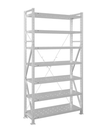 Стеллаж MS U 2000x700x300 7 полок (200 кг, перф) купить в Иркутске